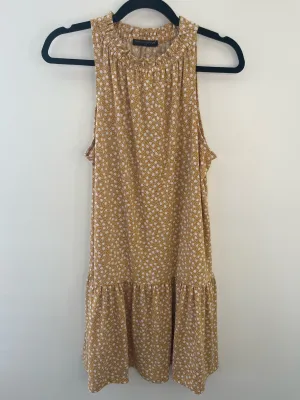 Womens Size Lg Misses Yellow Banana Republic Dress