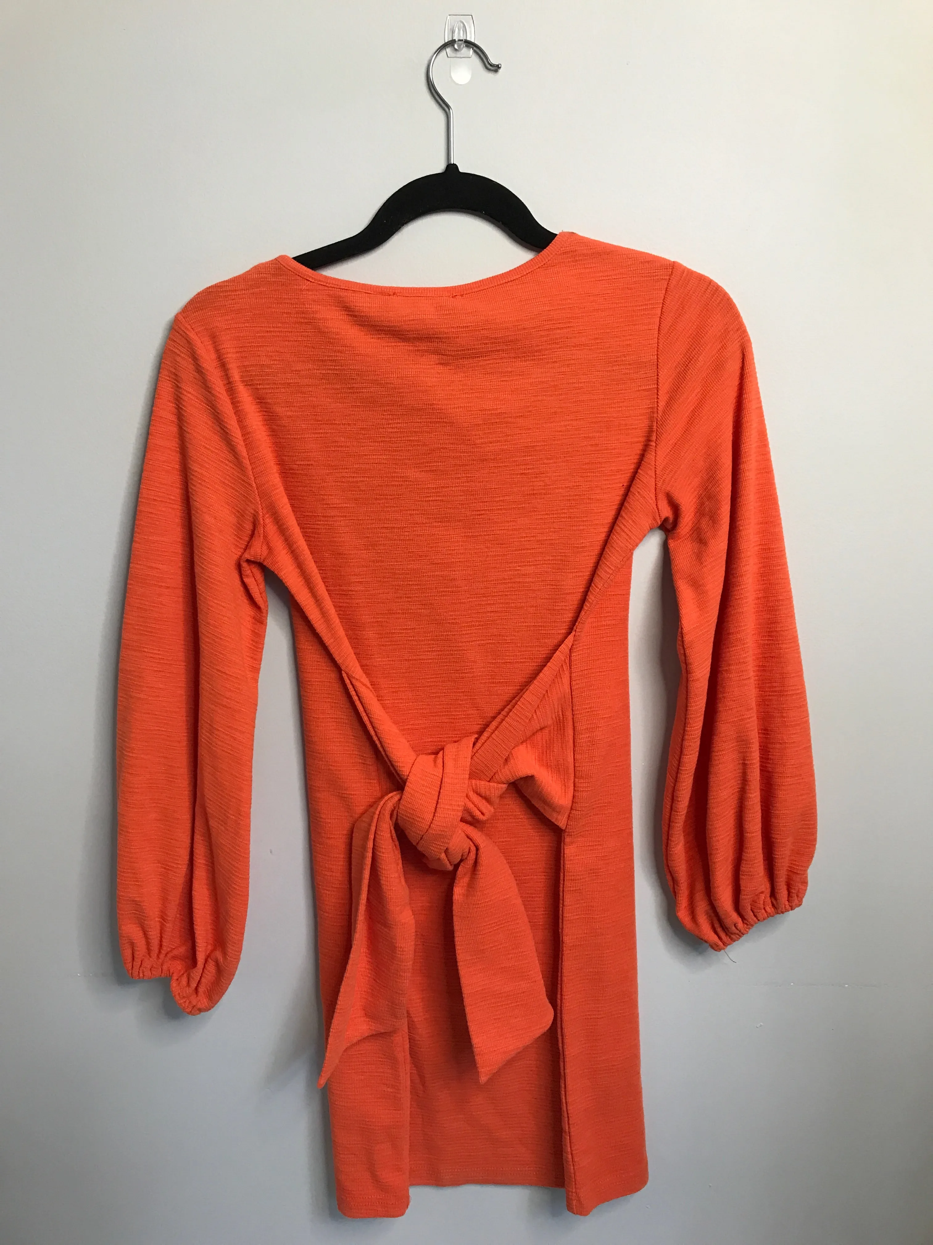 Womens Size Sm Misses Orange R. Vivimos Dress