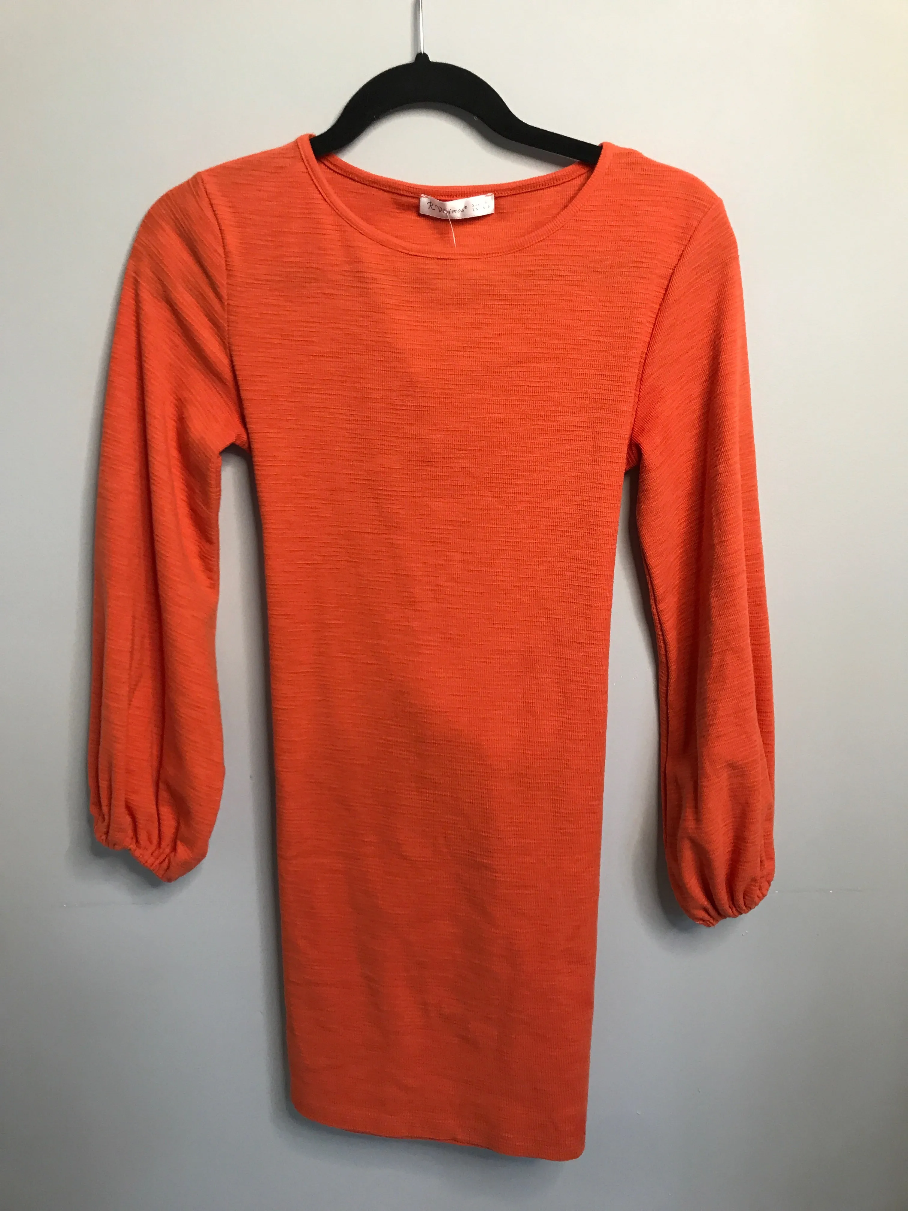 Womens Size Sm Misses Orange R. Vivimos Dress
