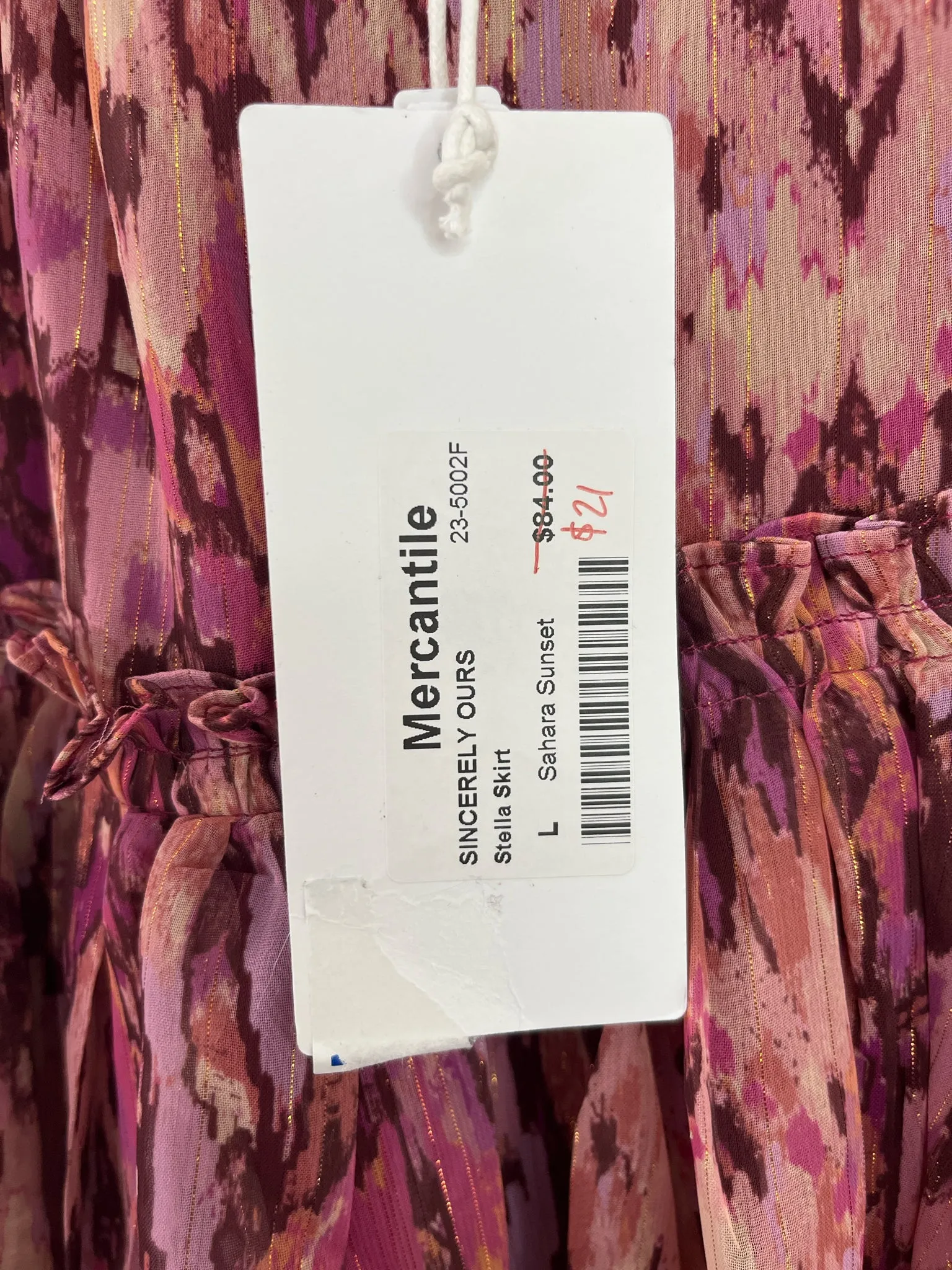 Womens Size Sm Misses Pink Sincerely Ours NWT Skirt