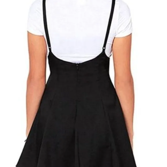 Women's Suspender Braces Casual Skirt Dress