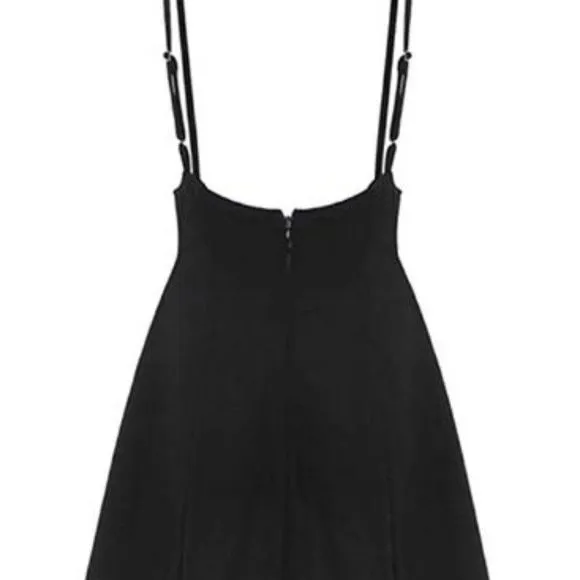 Women's Suspender Braces Casual Skirt Dress