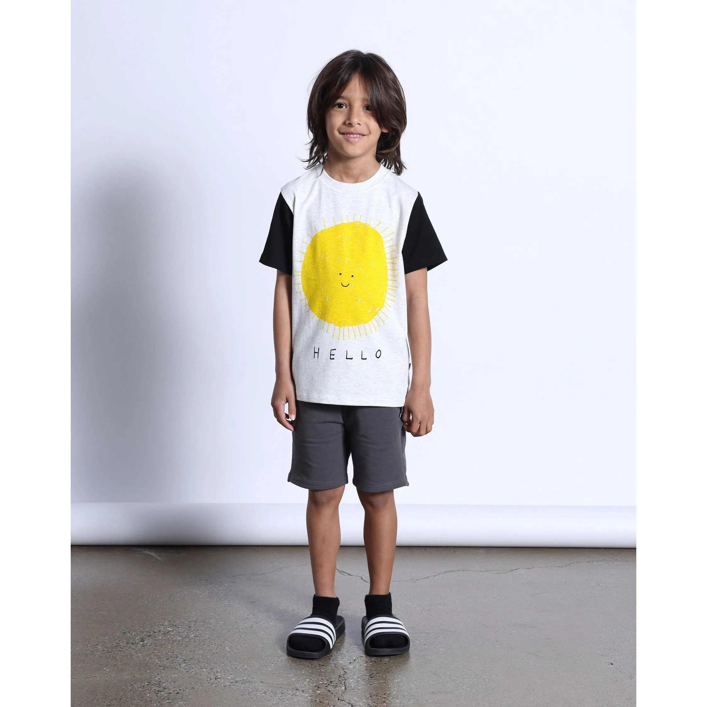 Zipped Short- Dark Slate