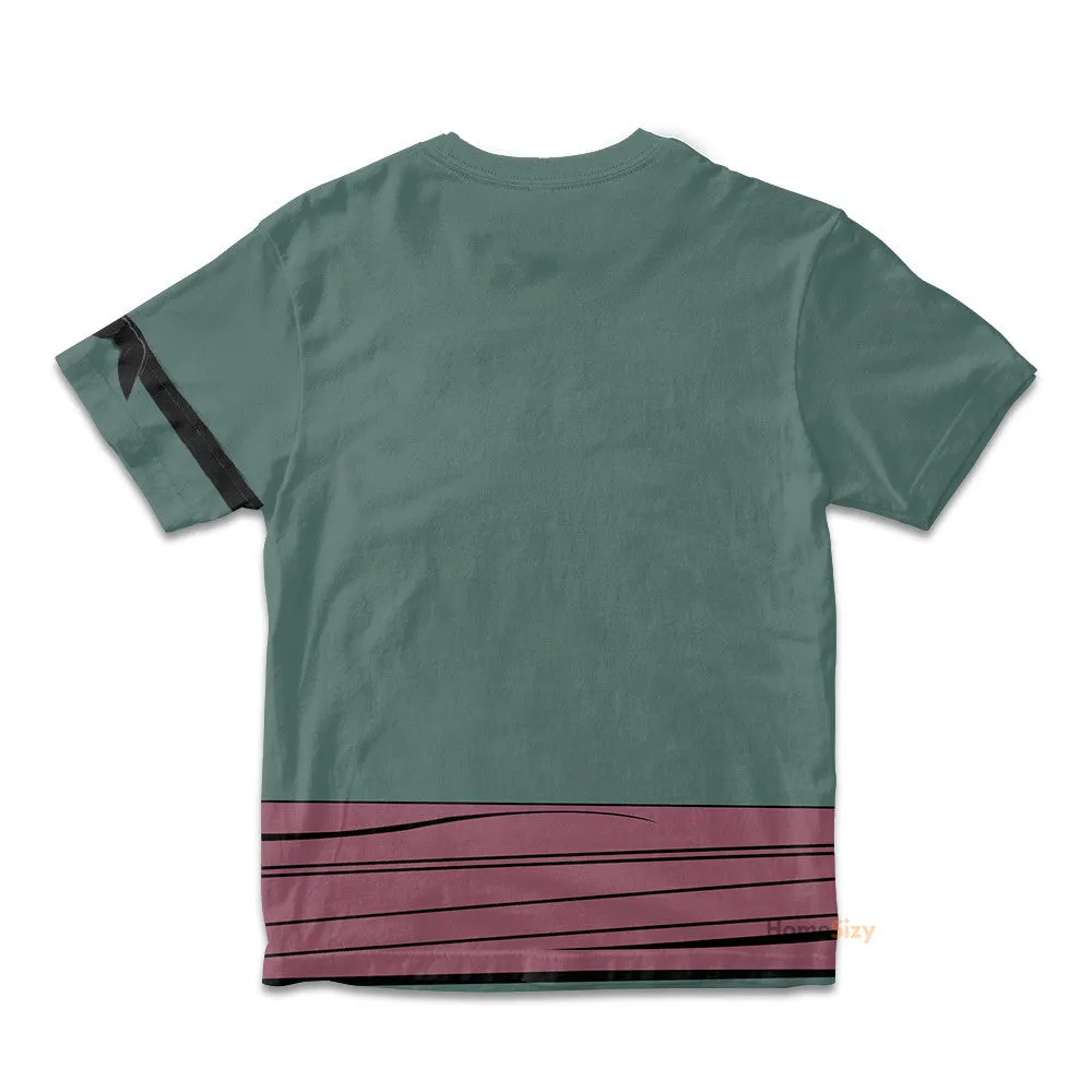 Zoro One Piece Custom Cosplay Costume Kid Tshirt QT209321Hf